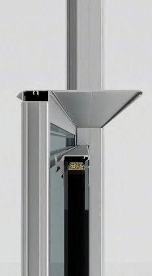 Syst&egrave;me ouvert de moiti&eacute; - Cloison amovible SKINOS 10